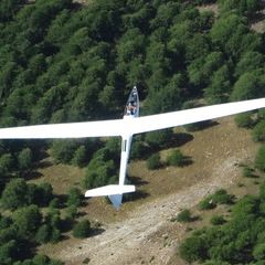 Flugwegposition um 13:29:43: Aufgenommen in der Nähe von Département Alpes-de-Haute-Provence, Frankreich in 2869 Meter